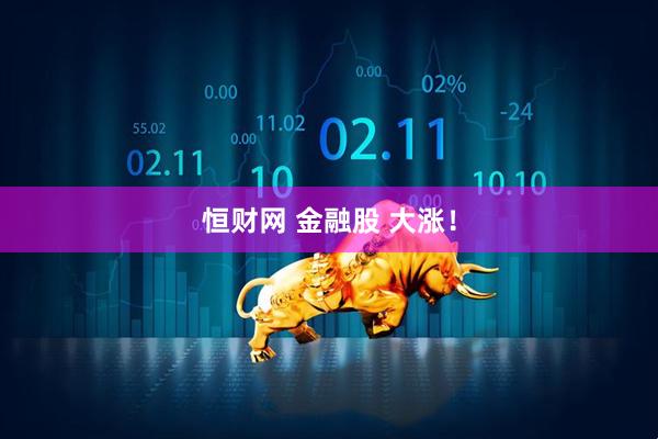 恒财网 金融股 大涨！